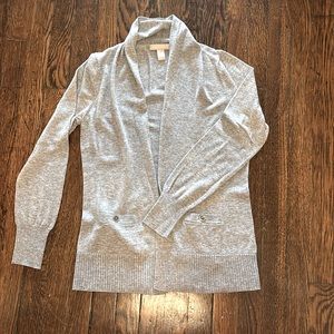 Banana republic women’s grey cardigan.